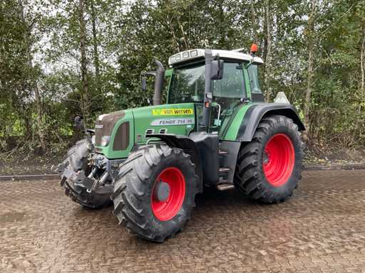 2009 Fendt 714 Vario TMS Vierwielaangedreven landbouwtractor