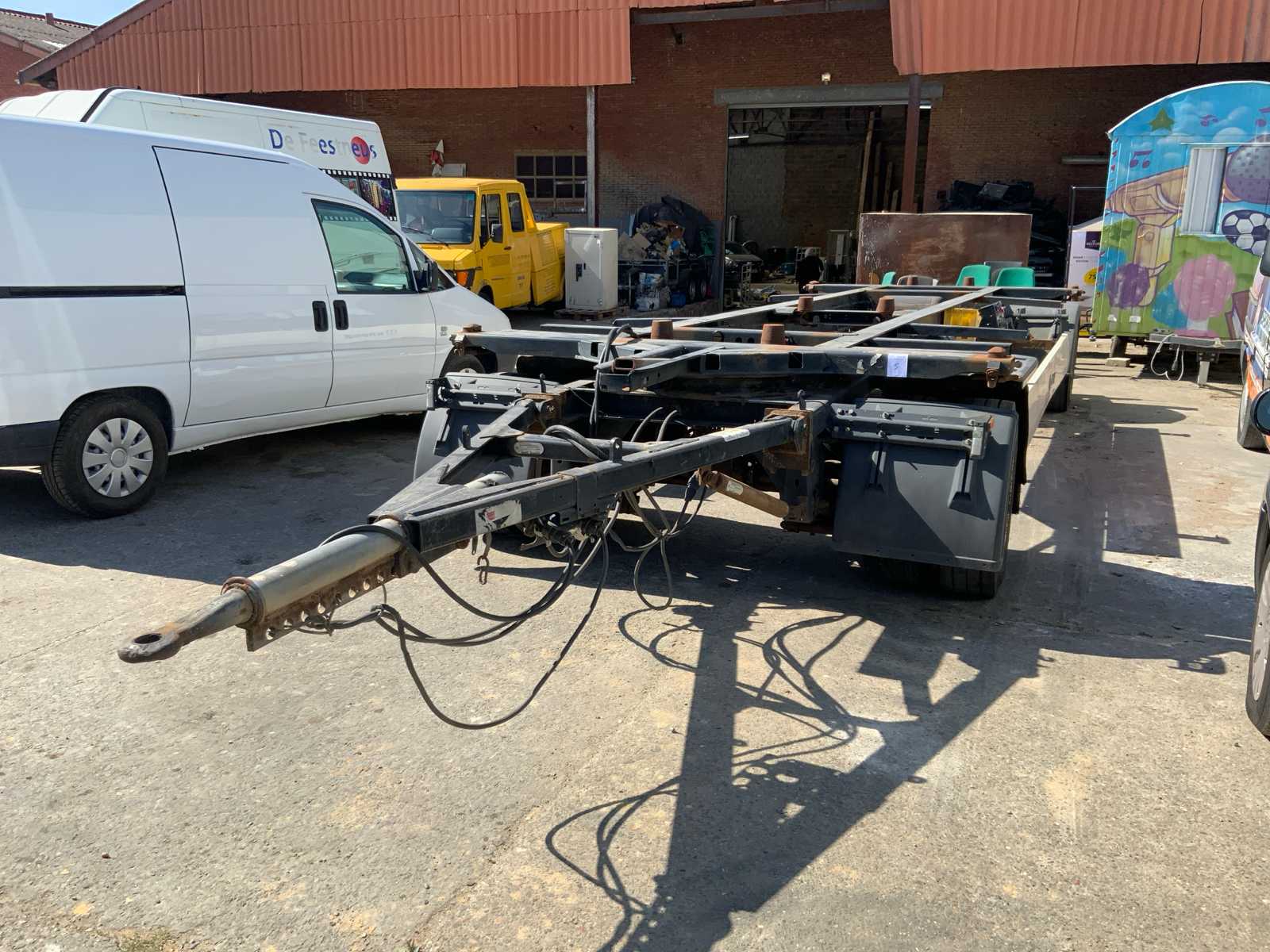 Krone AZ towed container trailer