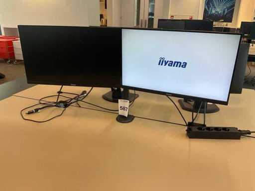 IIyama XUB2493HS Monitor (2x)