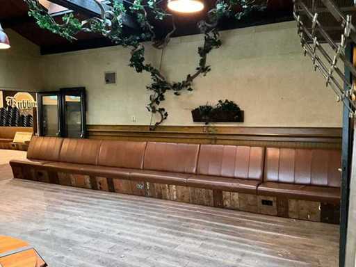 Divano ristorante in pelle