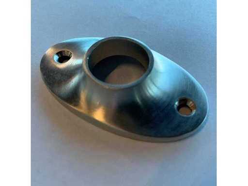 (115x) Set Rosettes - Nickel Matte - 56x33 mm