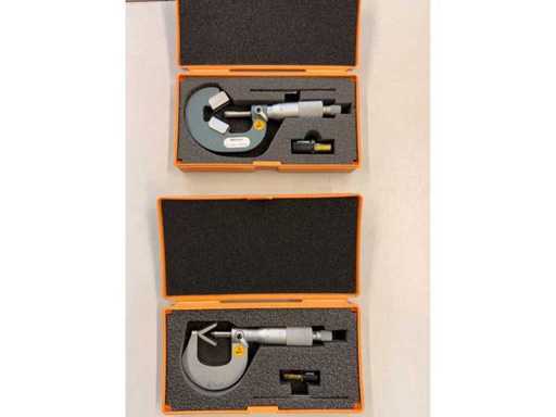 Mitutoyo - Prismen-Bügelmessschraube 2-teilig 1-15 mm & 10-25 mm