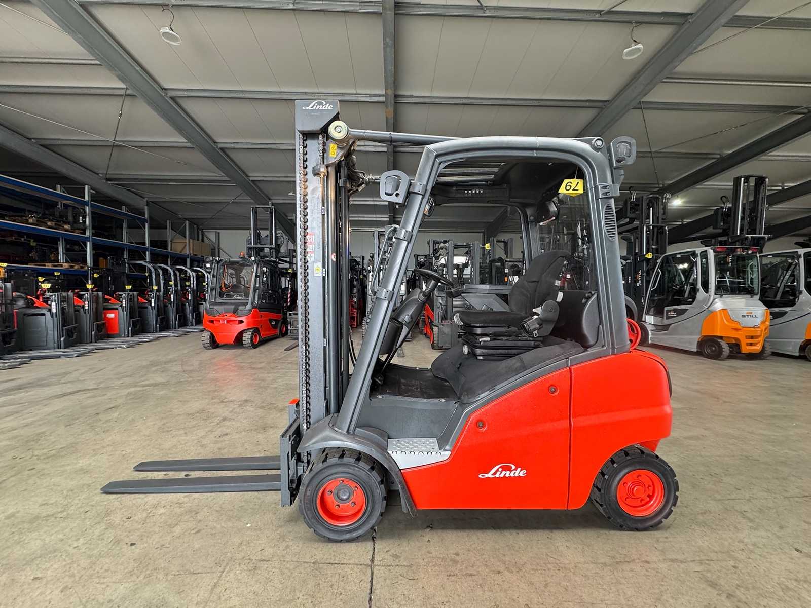 2008 UVV 05/2027 Linde H20T 2,000kg 4x tires 05/2026 Gas forklift forklift 11,729 hours