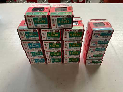 Fischer : Différentes tailles de vis (19x)