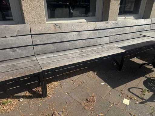 Terrace bench teak 160cm