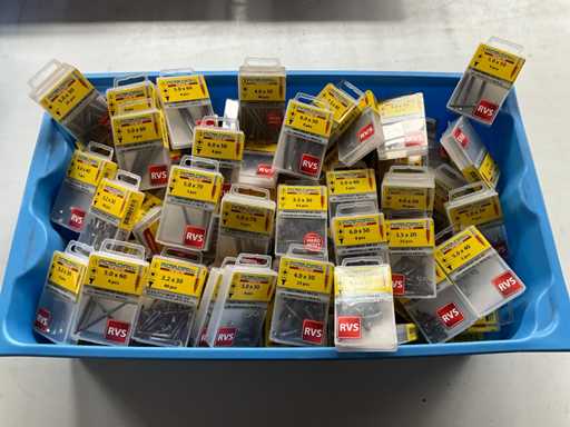 Rotadrill Verschiedene Schrauben inkl. Edelstahl (100x)