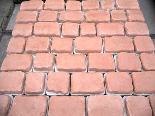 Blocchi di cemento, pattern casuale in strisce (circa 10,8 m²)