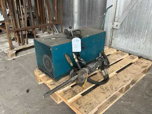 LUNZEN Hydraulic power unit with breaker
