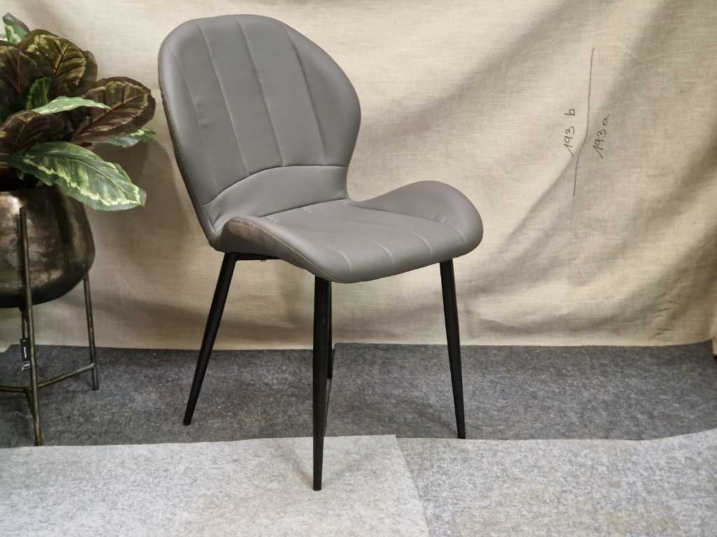 Phoenix Grey PU - Dining Chair (4x)