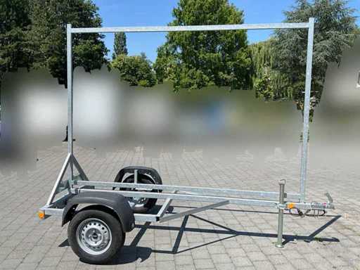 Trailer advertising galvanized - unused