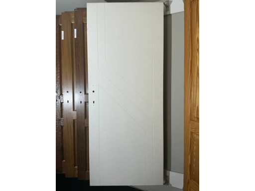 Drzwi wewnętrzne z litego drewna