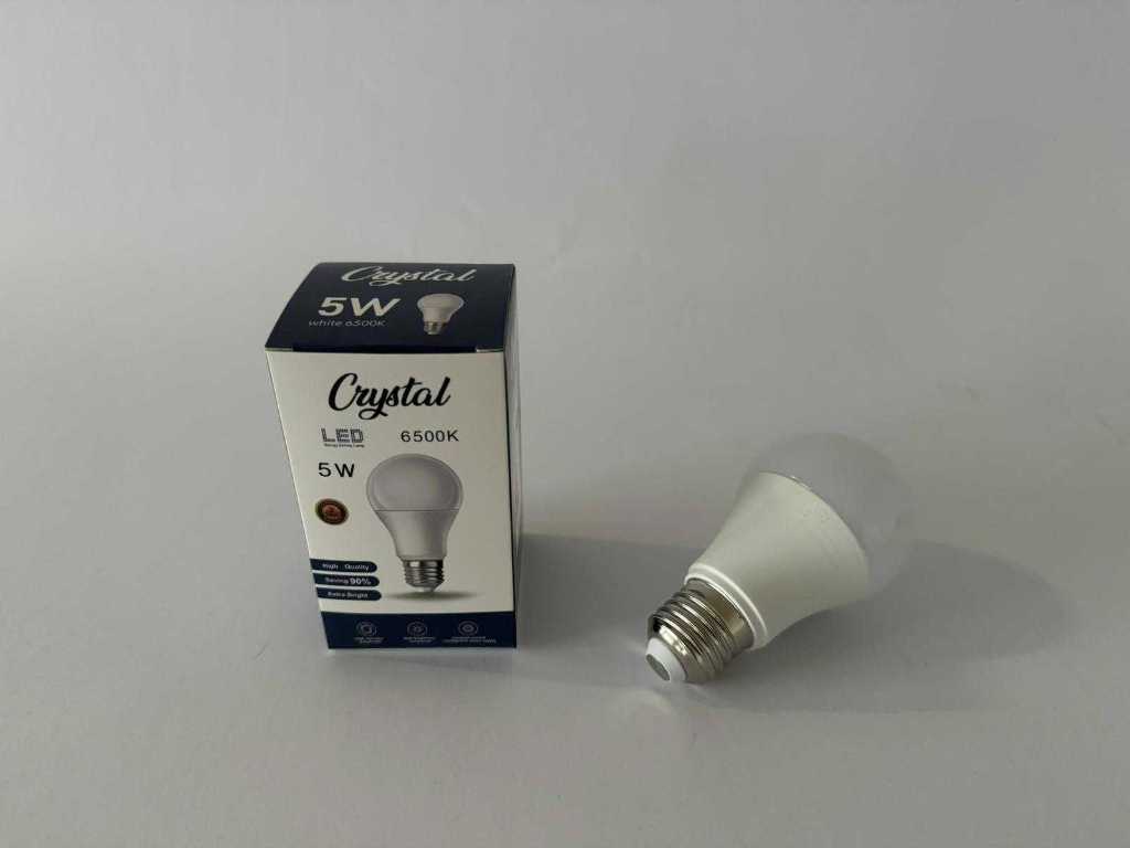 Crystal - 5W - Lampadina LED 100 pezzi Confezione nuova e originale