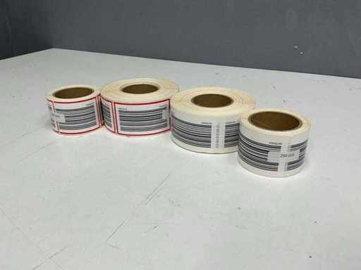 Partij Barcode Stickers