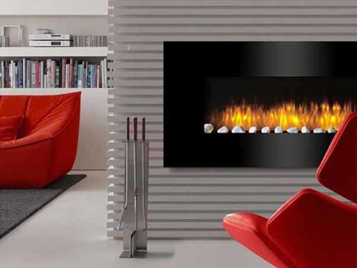 Classic Fire Vancouver 2000 W Wall-Mounted Electric Fireplace
