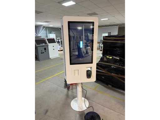 Groot formaat verticale complete kiosk met nieuw touchscreen - paneel, pc, POS-terminal, creditcard, ontvangstbonprinter