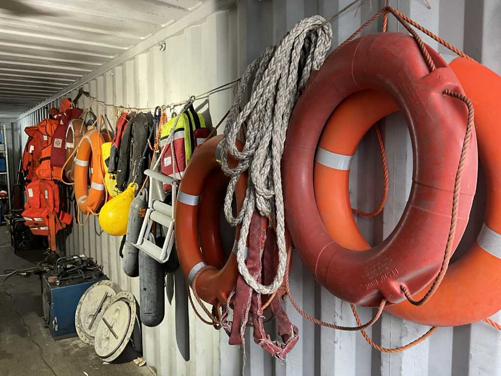 Batch of life jackets and buoys (approx. 24)