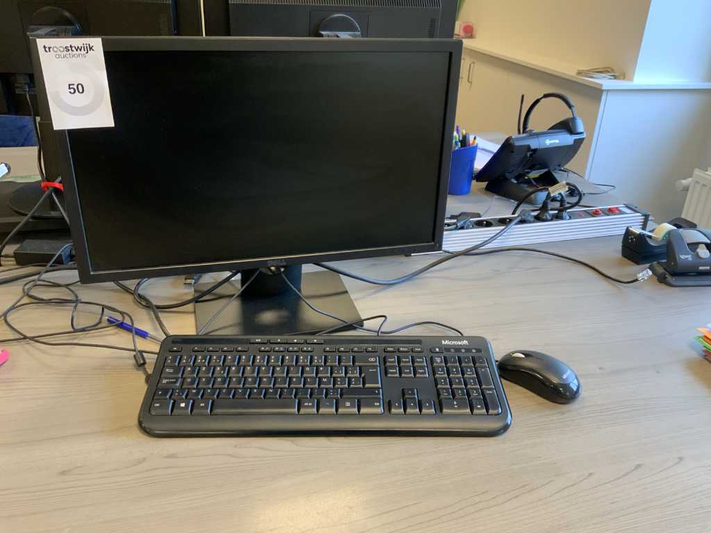 Monitorul Dell cu ecran plat