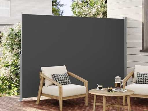 Zijluifel - Scherm - Intrekbaar zijrolgordijn 180 x 400