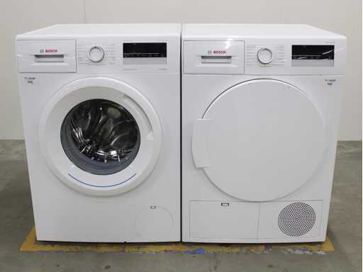 Série Bosch|4 machines à laver VarioPerfect EcoSilence Drive & série Bosch|4 sèche-linge