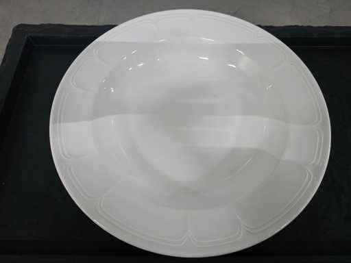 Continental - Assiette creuse en porcelaine (60x)