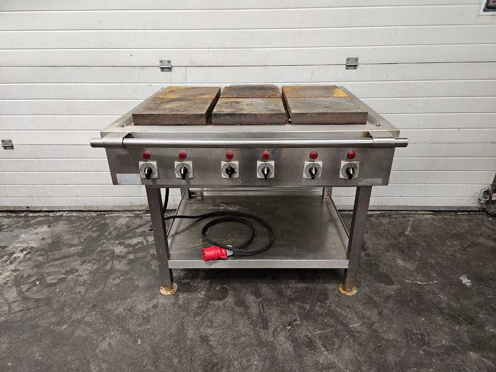 Electric stove 6-burner