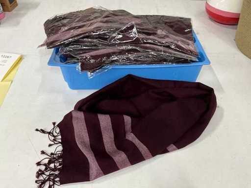 Bakłażan Fair Forward Fairtrade Scarf (21x)