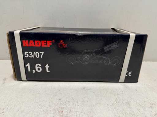 Hadef Hadef Handtakel Rateltakel 1,6 ton