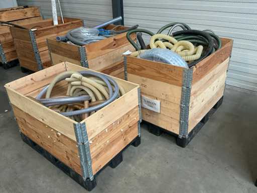 Série de différents tuyaux