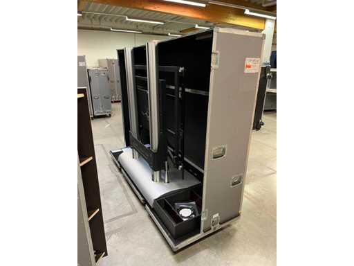 Casetec - Behuizing 2560 x 1980 x 850 mm voor 98" display incl. screenlifter 