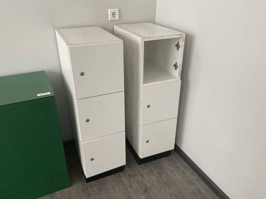 Storage cabinet with locks (2x)