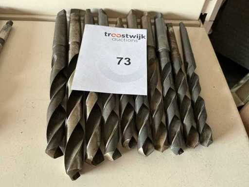 Lot Metal Drills HSS (10x)