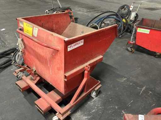 Labruche - BAB P 500 R/AT - Benne basculante sur roulettes