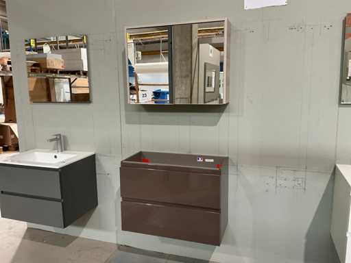 Onderkast Sanijura + spiegelkast