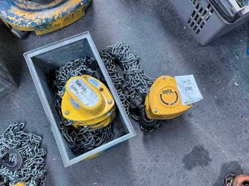 Ridicoare cu lanț Yale (2x)