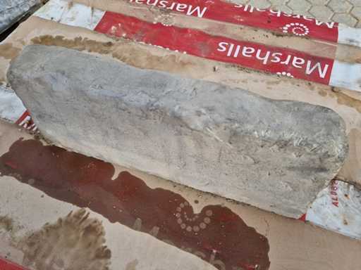 Courtstone concrete coping stones (approx. 52 pieces) 
