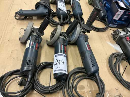 Bosch Diverse Haakse slijpers (3x)