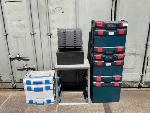 Lot Sortimo Bosch L-boxx tool box with drawer cabinet 12pcs