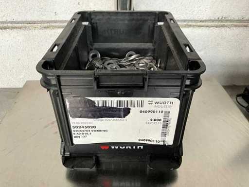 Würth 4,47 kg Wellfederscheibe D10.5 in stapelbarem Schaufel