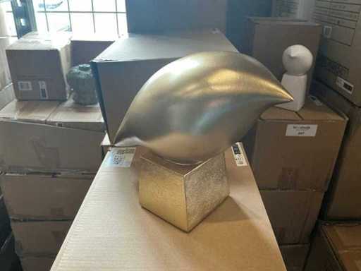 Lot Coco Maison Birdy Figurine H20cm gold (28x)