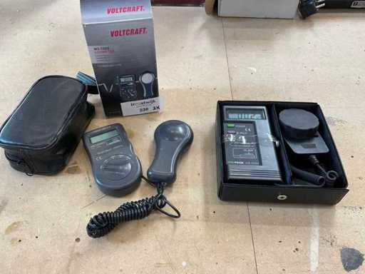 Voltcraft, Isotech MS-1300 Luxmeter (2x)