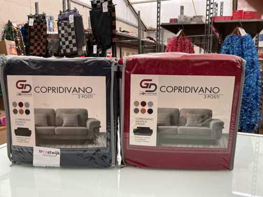 Copridivano. Bezug des Sitzbezugs. (2x)