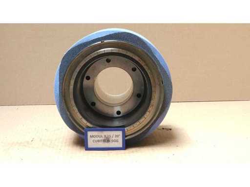Reishauer RZ 400 / 800 / 1000 - Module 3.75 EW 20° 5GG Cubitron - Draagflens inclusief slijpschijfflens