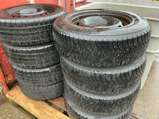 Pneus, jante et jante (8x)