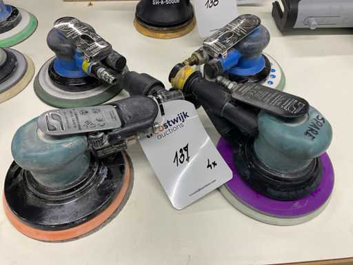 Hermes / Dynabrade Pneumatic hand sander (4x)