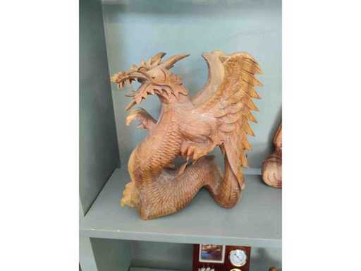 Hand carved dragon