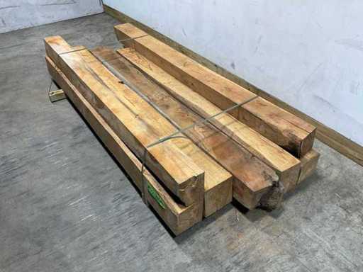 Belka tekowa 230x16-20 cm (7x)