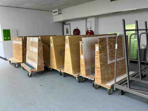 Chariot à assiettes (10x)