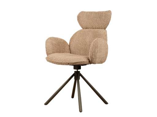 Chaises de salle à manger Maggy taupe (6x)