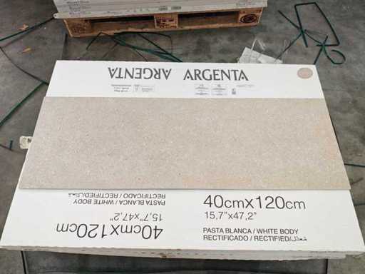 Argenta Dimension Taupe Mate Wall Tile 40x120 cm 14,88 m²