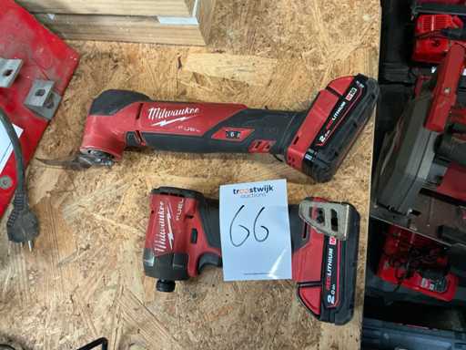 Milwaukee-Batteriewerkzeug (2x)